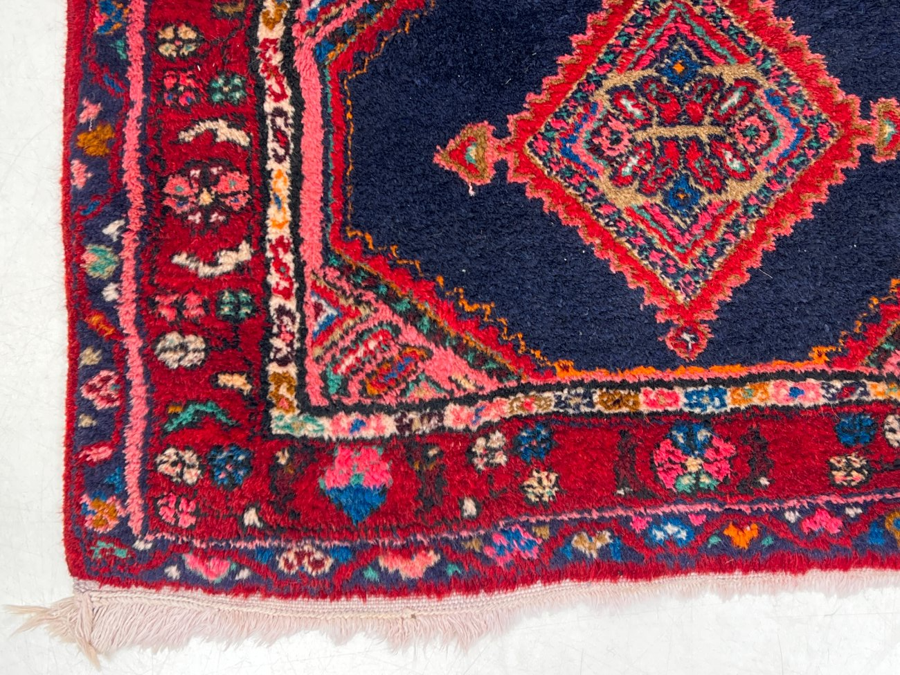 HN0539-kilimai-6 Vilnonis rankų darbo kiliminis takas “Hamadan” 312x84x0,6 cm