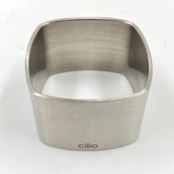 Metaliniai “Cilio” servetėlių laikikliai dėžutėje 4 vnt. kompl. 3×4,5×4,5 cm
