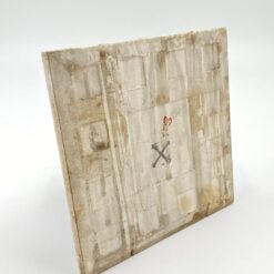 Keramikinė delftų stiliaus plytelė su laivų motyvais 1×15,5×15,5 cm