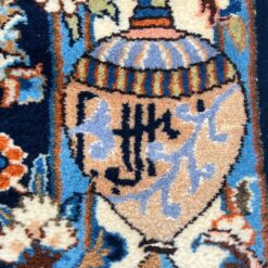 Rankų darbo vilnonis kiliminis takas su šilku “Kashmar” 300x87x1 cm