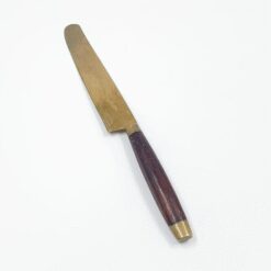 Žalvarinis peilis medine rankena, skirtas sviestui 20,5×1,5×2 cm