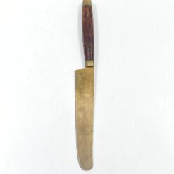 Žalvarinis peilis medine rankena, skirtas sviestui 20,5×1,5×2 cm