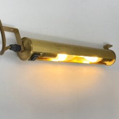 Žalvarinis sieninis paveikslo apšvietimo šviestuvas 7,5×41,5×5 cm