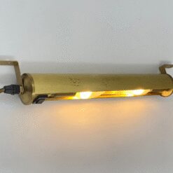 Žalvarinis sieninis paveikslo apšvietimo šviestuvas 7,5×41,5×5 cm