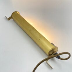 Žalvarinis sieninis paveikslo apšvietimo šviestuvas 7,5×41,5×5 cm