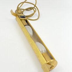 Žalvarinis sieninis paveikslo apšvietimo šviestuvas 7,5×41,5×5 cm