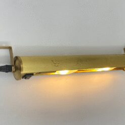 Žalvarinis sieninis paveikslo apšvietimo šviestuvas 7,5×41,5×5 cm