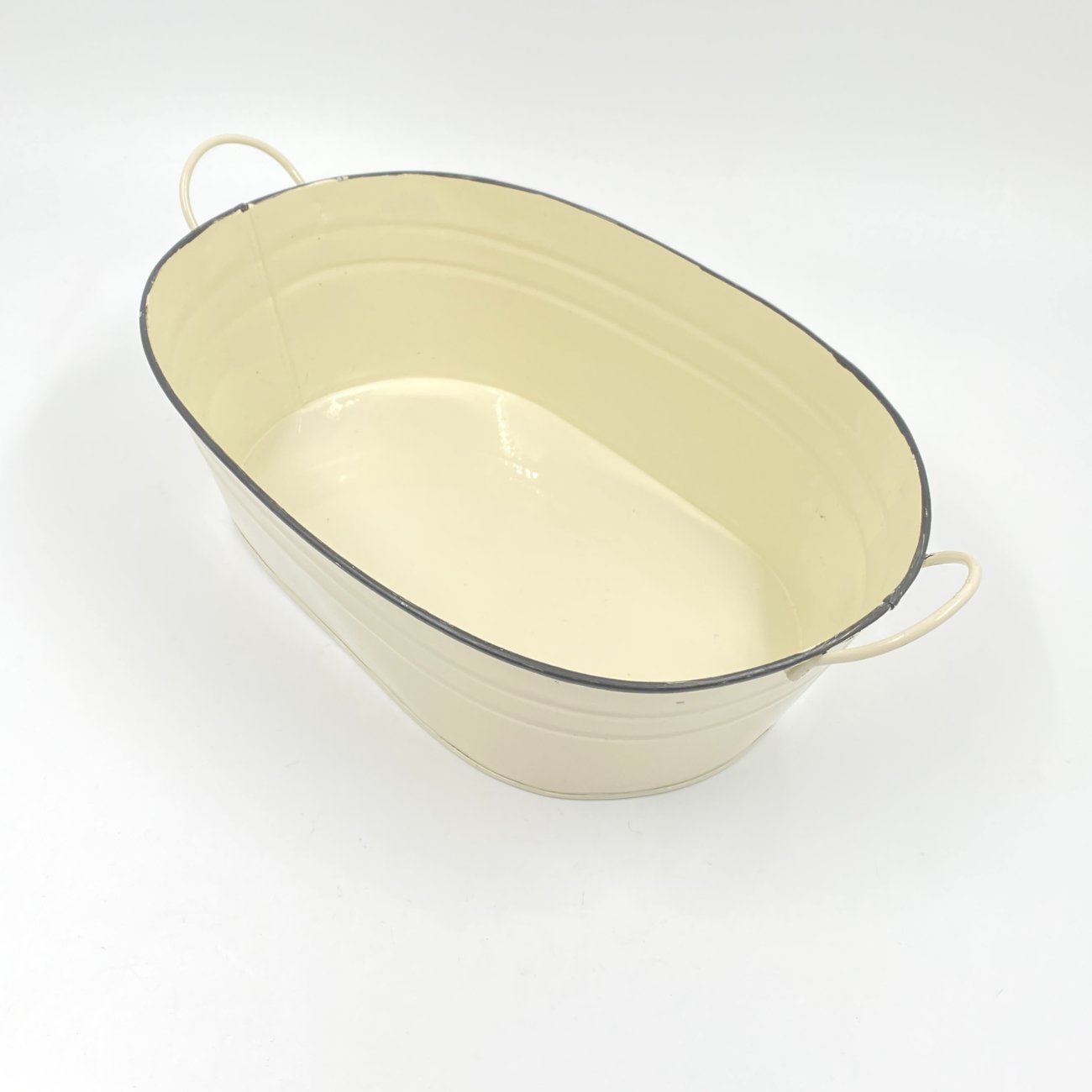 HN0614-vazonai-ir-vazos-0 Skardinis vazonas su rankenėlėmis 20,5x34x11 cm