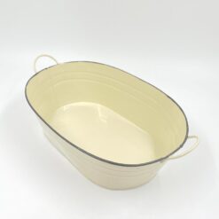 Skardinis vazonas su rankenėlėmis 20,5x34x11 cm