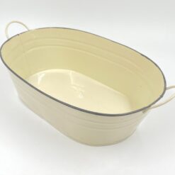 Skardinis vazonas su rankenėlėmis 20,5x34x11 cm