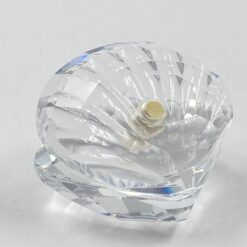 Krištolinė “Swarovski” statula “Kriauklė su perlu” 10x10x12,5 cm