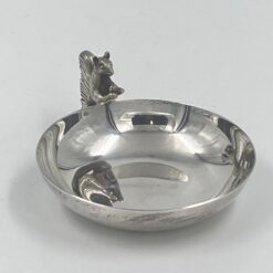 Sidabruotas “Reed & Barton” indas riešutams su voverės figūra 11x14x5,5 cm