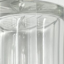 Jakob Grimminger stiklo ir 835 prabos sidabro prieskoninė 6x6x13 cm