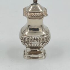 Sidabruoto metalo prieskoninė 6x6x11,5 cm