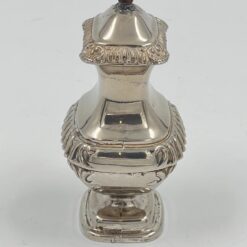 Sidabruoto metalo prieskoninė 6x6x11,5 cm