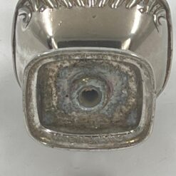 Sidabruoto metalo prieskoninė 6x6x11,5 cm