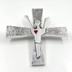 Kabinamas rankų darbo kryžius iš aliuminio 1,5x25x25 cm