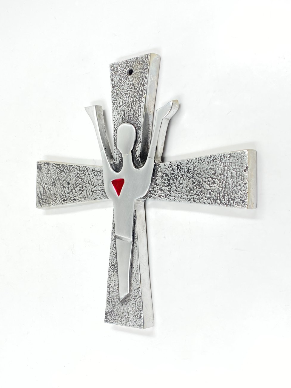 HN0669-kryziai-2 Kabinamas rankų darbo kryžius iš aliuminio 1,5x25x25 cm