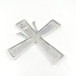Kabinamas rankų darbo kryžius iš aliuminio 1,5x25x25 cm