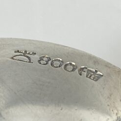 Sidabrinis šaukštas, praba 800 (1950 m., Šveicarija) 18×5,5×3,5 cm