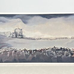Ant kartono tapyta abstrakcija mediniame rėme 3,5×125,5×71,5 cm