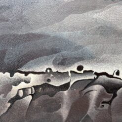 Ant kartono tapyta abstrakcija mediniame rėme 3,5×125,5×71,5 cm