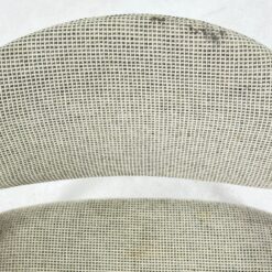 Mid Century “SVA Møbler” tikmedžio krėslas ant ratukų 54x56x82 cm, 51 cm