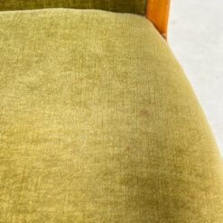 Mid Century “Lübke” tikmedžio krėslas su gobelenu 58x56x86 cm, 48 cm