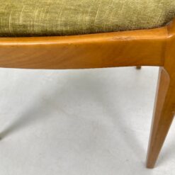 Mid Century “Lübke” tikmedžio krėslas su gobelenu 58x56x86 cm, 48 cm