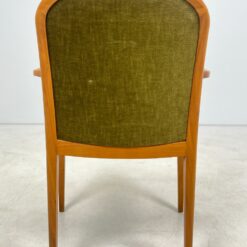 Mid Century “Lübke” tikmedžio krėslas su gobelenu 58x56x86 cm, 48 cm