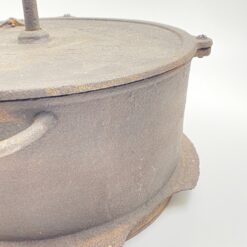 Senovinis metalinis kavos skrudintuvas 30,5×33,5×29,5 cm