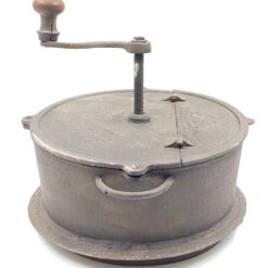 Senovinis metalinis kavos skrudintuvas 30,5×33,5×29,5 cm