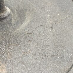 Senovinis metalinis kavos skrudintuvas 30,5×33,5×29,5 cm