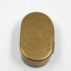 Žalvarinė dėžutė 4x7x2 cm