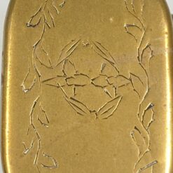 Žalvarinė dėžutė 4x7x2 cm