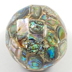 Dekoratyvinis kiaušinis iš perlamutro mozaikos 4x4x5,5 cm