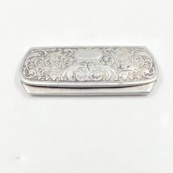 Vintažinis akinių dėklas iš aliuminio 5,5×13,5×1,5 cm