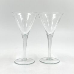 Stiklinės kokteilinės taurės 2 vnt. komplektas po 140 ml 9x9x17 cm