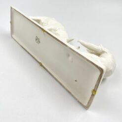 Porcelianinė Max Rösler statula “Berniukas ir ožys” 8×31,5×13 cm