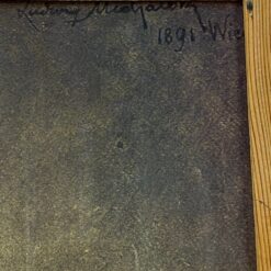 Mediniame rėme po stiklu vyro portreto printas 2x42x53 cm