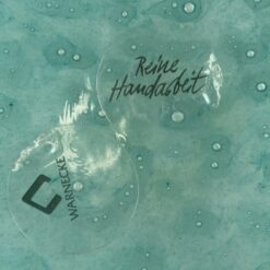 “Warnecke” rankų darbo stiklinė vaza 16x16x40 cm