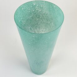 “Warnecke” rankų darbo stiklinė vaza 16x16x40 cm