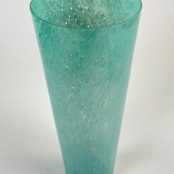 “Warnecke” rankų darbo stiklinė vaza 16x16x40 cm