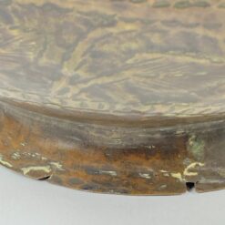 Senovinė žalvarinė vaza su gyvūnų ir augalų motyvais 20x20x34 cm