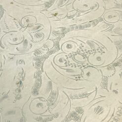 Apvalus Artimųjų Rytų metalinis padėklas 51x51x4 cm