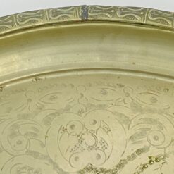 Apvalus Artimųjų Rytų metalinis padėklas 51x51x4 cm