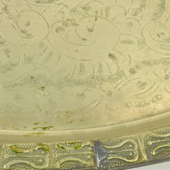 Apvalus Artimųjų Rytų metalinis padėklas 51x51x4 cm