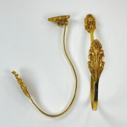 Žalvariniai užuolaidų kabliukai 2 vnt. komplektas 20x3x32 cm