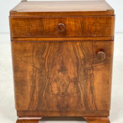 Art deco riešutmedžio spintelės 2 vnt. komplektas 41x48x58 cm