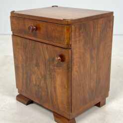 Art deco riešutmedžio spintelės 2 vnt. komplektas 41x48x58 cm